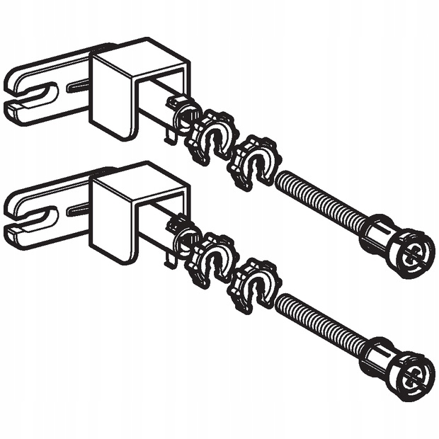 GEBERIT DUOFIX WSPORNIKI DO MOCOWANIA WC Marka Geberit