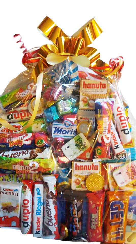 Duża Paczka Słodyczy Dla Dzieci Zestaw Na Urodziny Życzenia