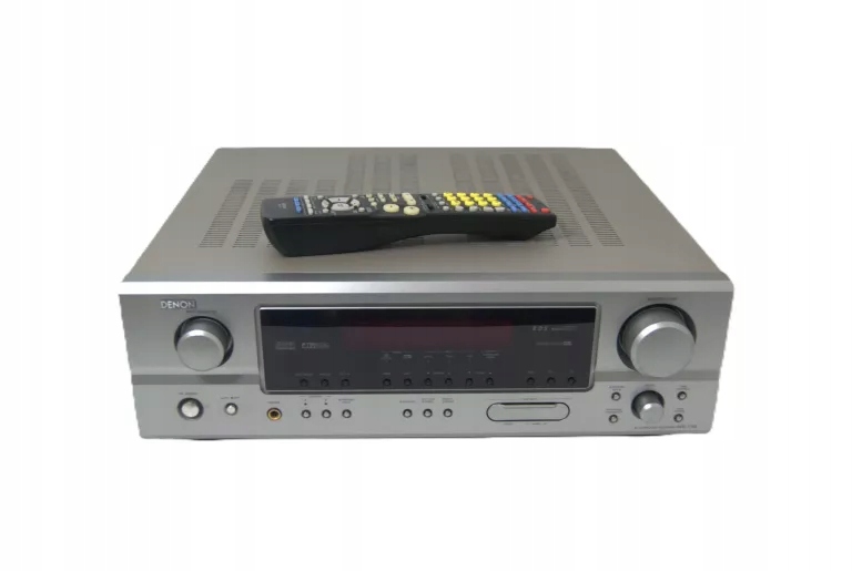 Amplituner Denon AVR-1705 6.1 srebrny, szary