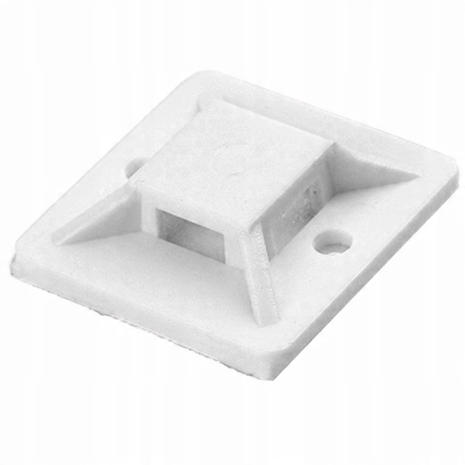 

Uchwyt opaski kablowej, samoprzylepny, 20x20 mm, b