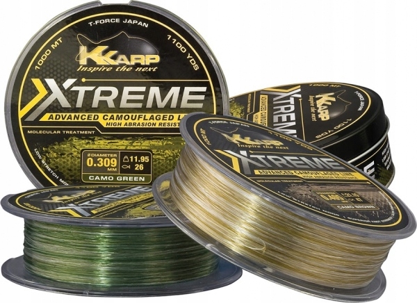 K-karp eXTReme Camo Weed 0,28mm 9,80kg 1000m