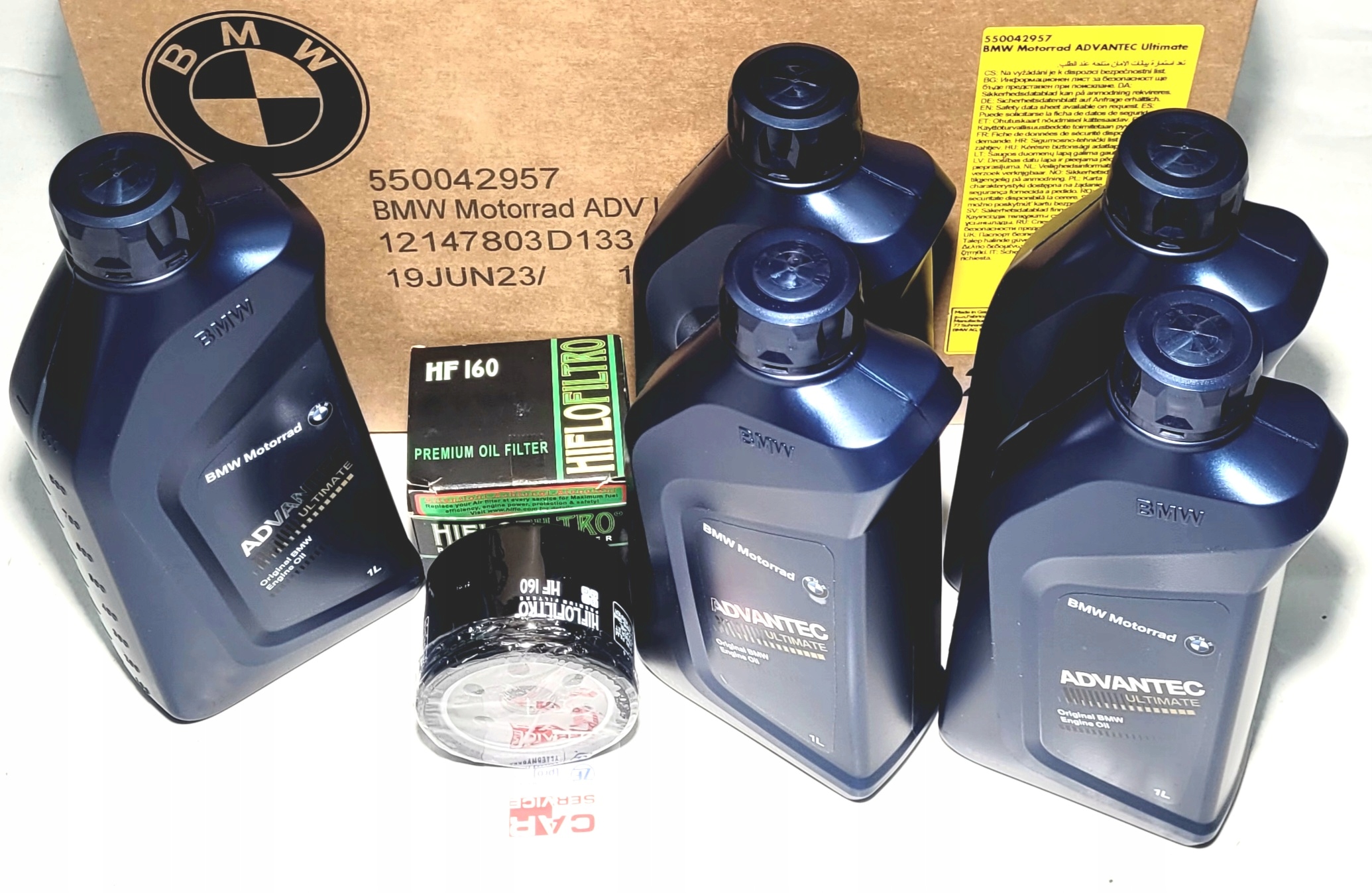 5l Olej BMW ADVANTEC Ultimate 5W40 Motorrad HF160