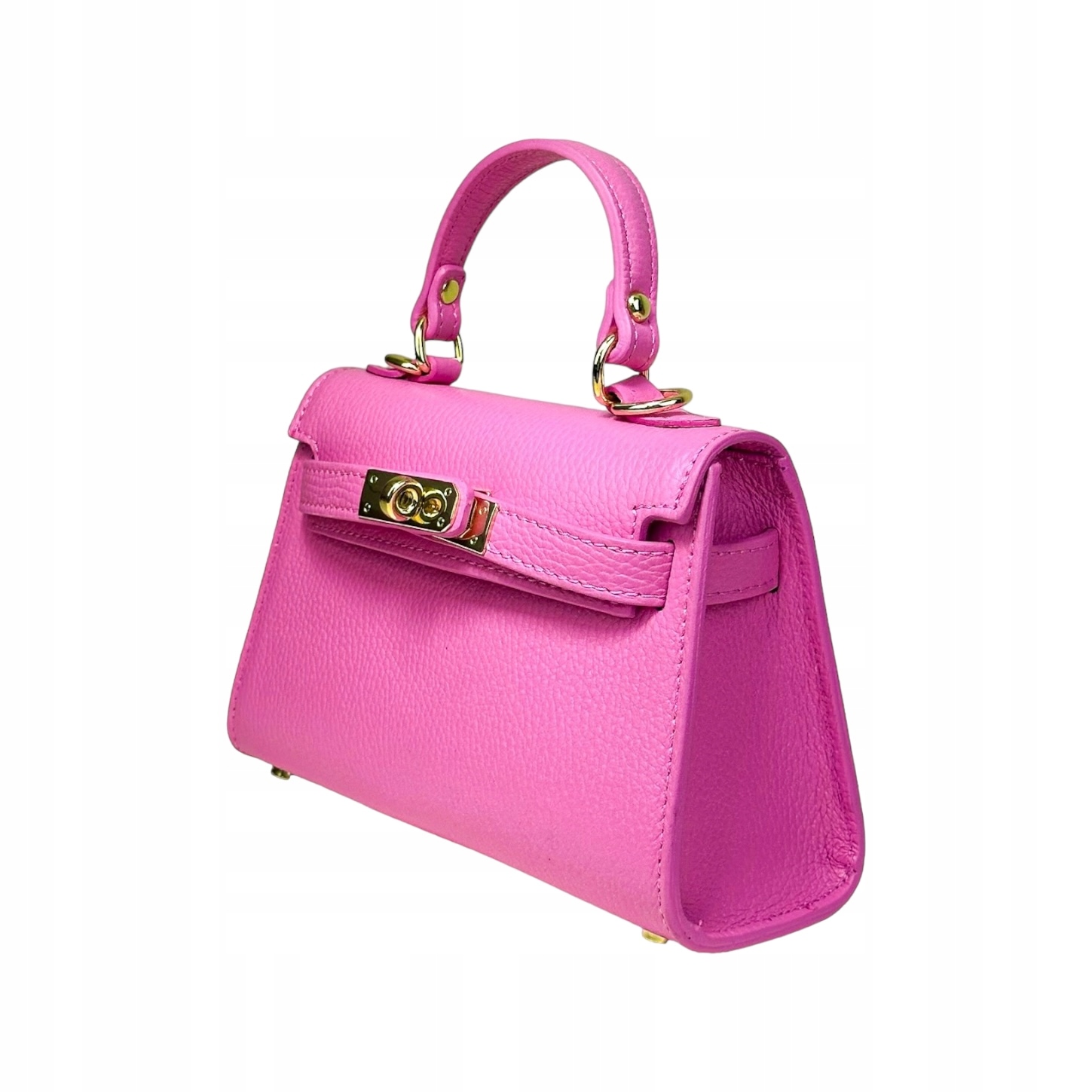 Torebka Damska Kuferek, skóra Emily Różowy EAN (GTIN) 5905544729583