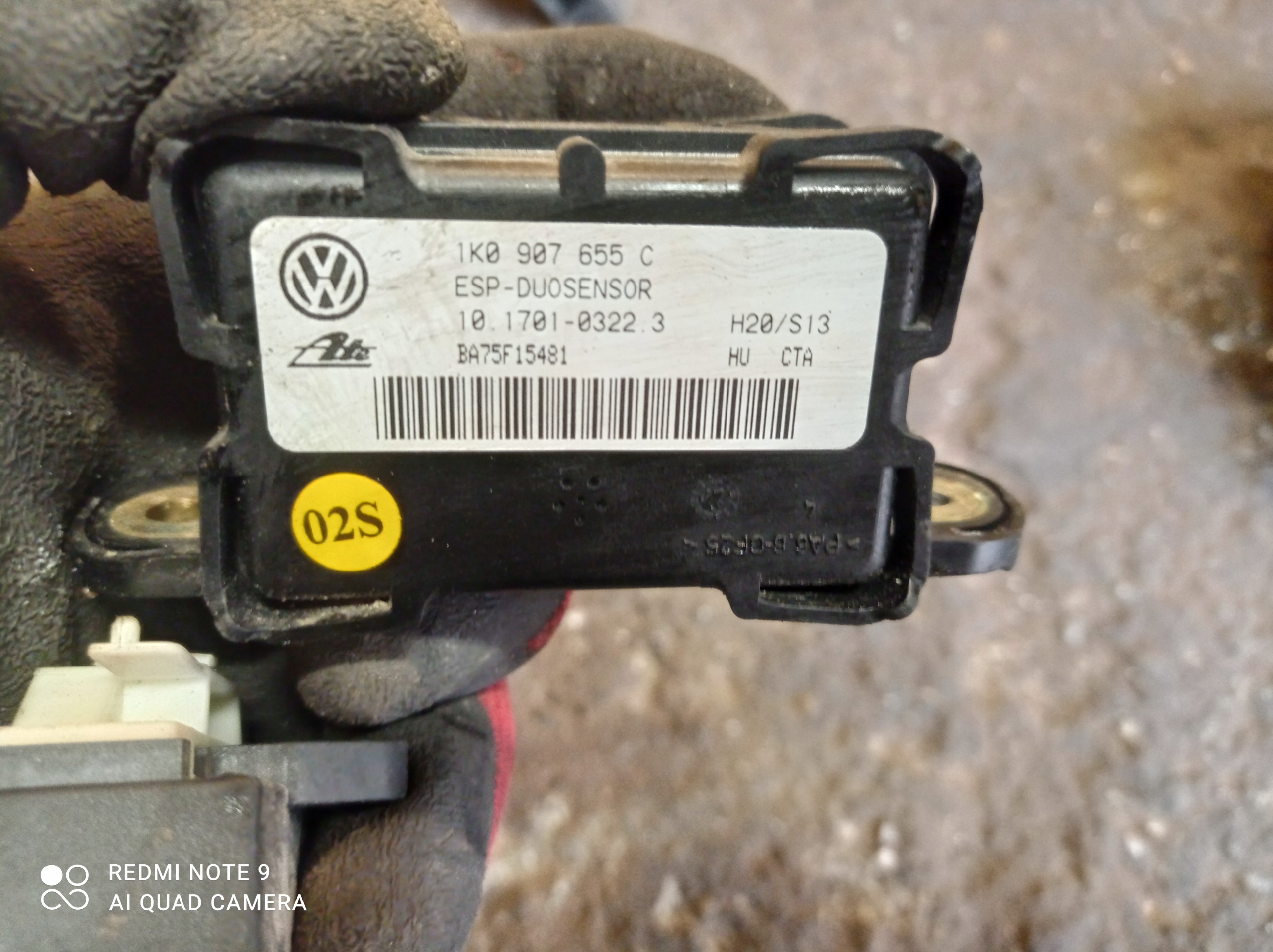 Moduł ESP VW Audi Skoda 1K0907655C