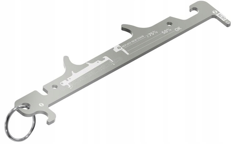 Przymiar Lezyne Chain Gauge Miernik Do Pomiaru Zużycia Łańcucha Chwytak