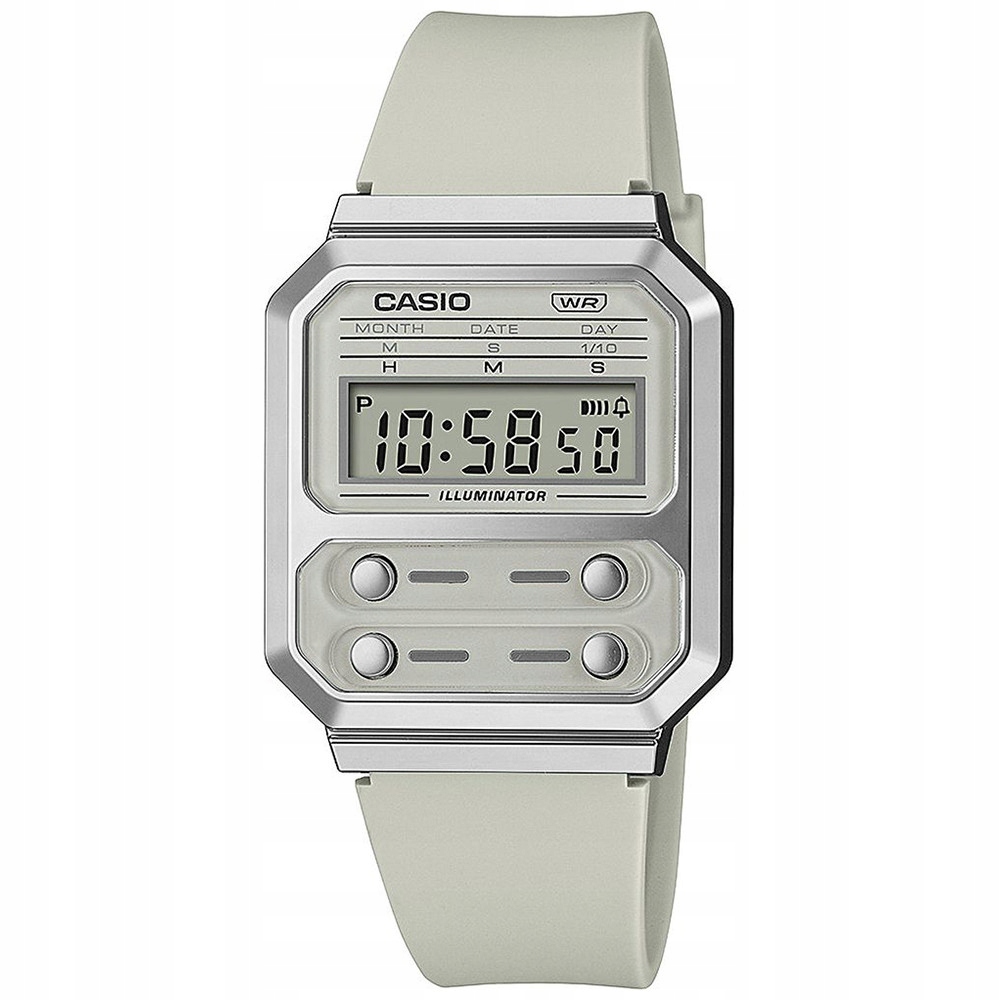 Hodinky Casio Vintage A100WEF-8AEF šedý náramek