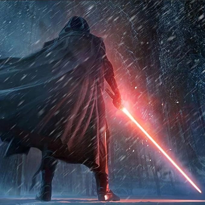 MIECZ ŚWIETLNY STAR WARS LIGHTSABER LED ŚWIATŁO DŹWIĘK 20RGB METAL MIECZ Wiek dziecka 3 lata +