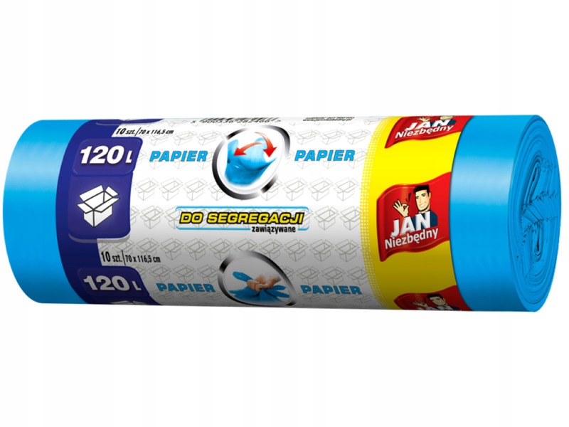

Worki na śmieci Jan Niezbędny 120L Niebieski