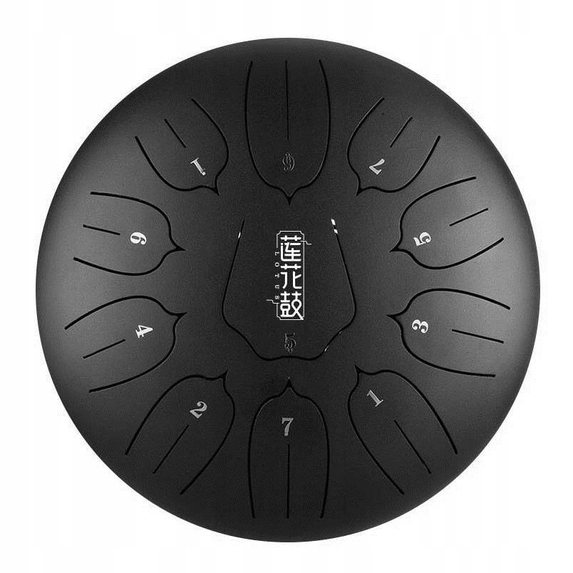 Hluru Tongue Drum Charcoal Jazykový buben 11 tónů 10 palců