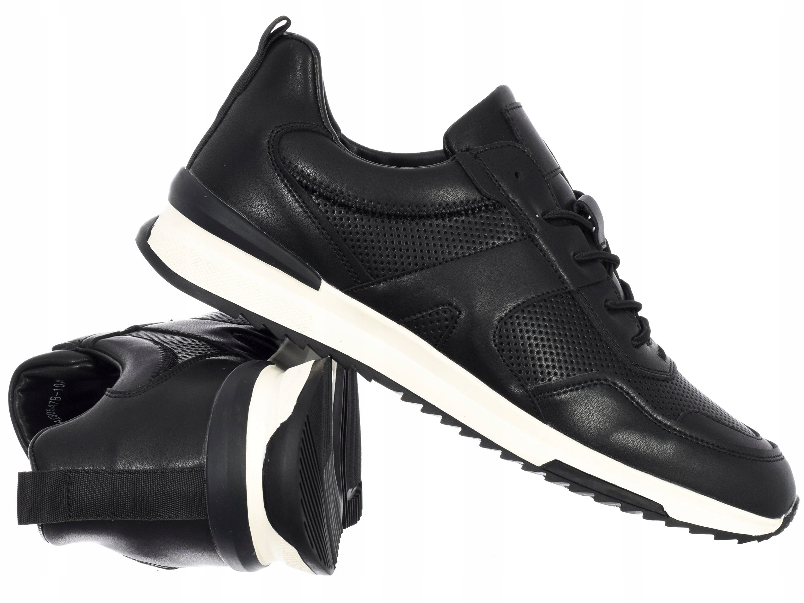 B Originals Pánské Boty HA230547B-10A/BLACK tenisky z přírodní kůže