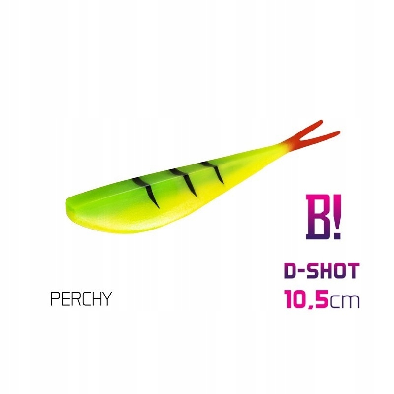 Delphin przynęta gumowa D-Shot Perchy 10.5cm 1szt