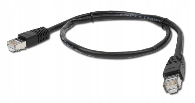 Kabel sieciowy Ftp Gembird PP6-1M/BK kat. 6, Patch cord RJ-45 (1 m)
