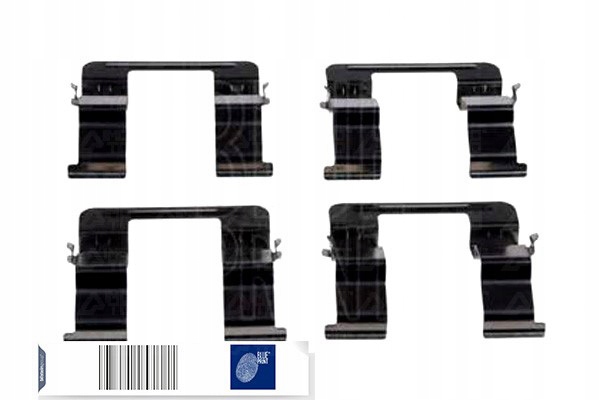 ZESTAW MONTAŻOWY KLOCKA HAMULCOWEGO PRZÓD MAZDA 6 Producent części Blue Print