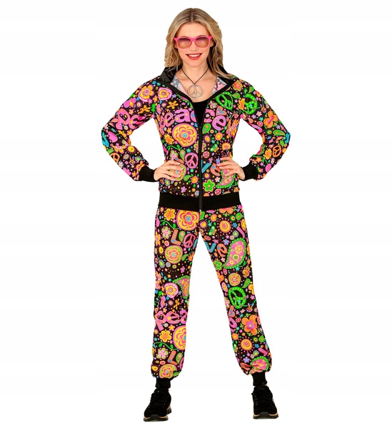 Kostým Teplákovka Hipík Barevný Styl 60. A 70. Léta