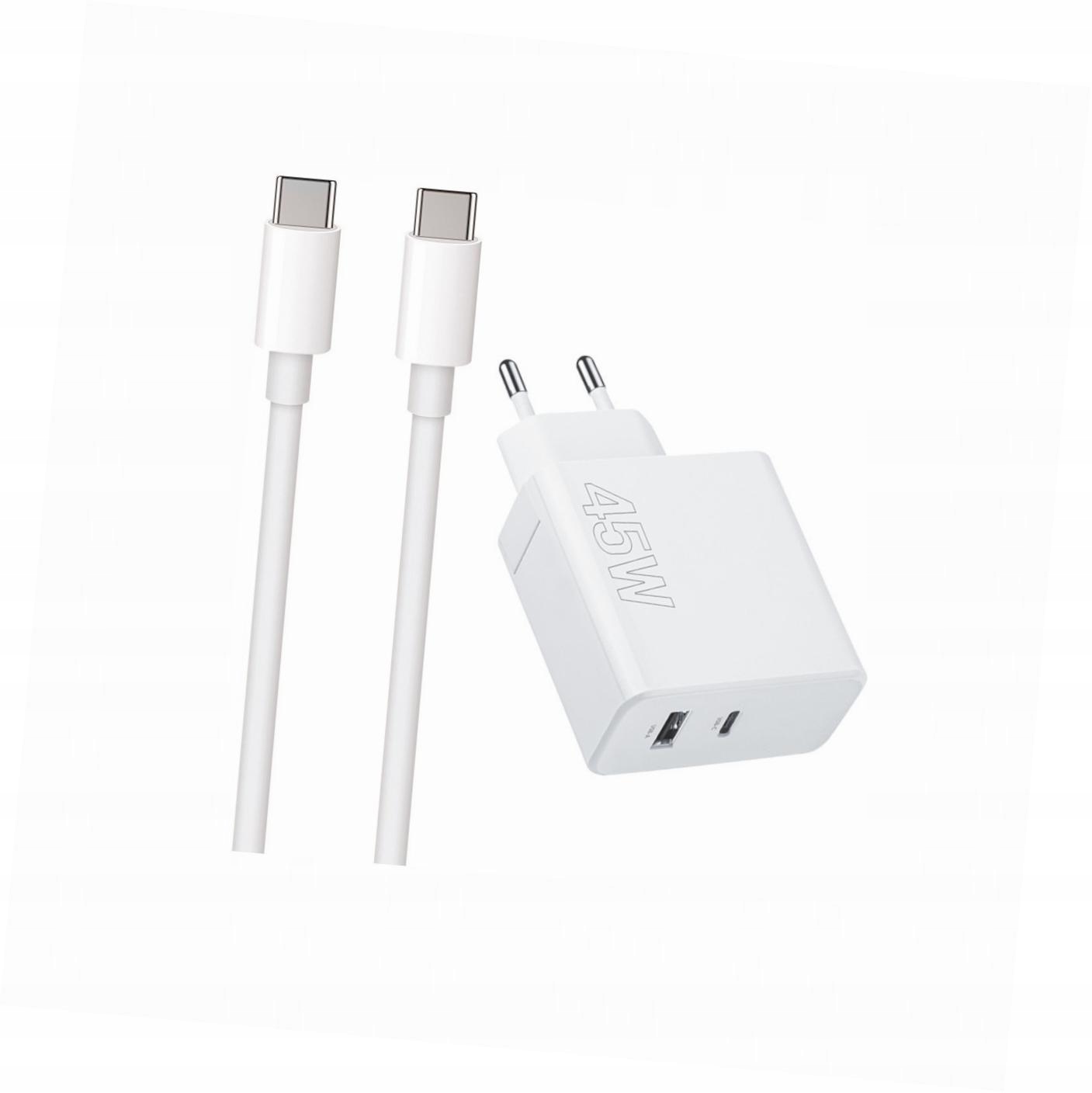 Szybka ładowarka 45W z długim kablem 2m 2 wejścia do Samsung Galaxy A15 5G
