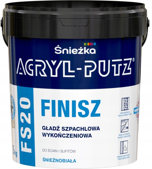 Śnieżka Gładź Szpachlowa FS20 Wykończeniowa 1,5KG