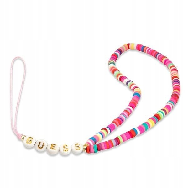 Guess zawieszka Gustgmpp Phone Strap wielokolorowy różowy/multicolor pink H