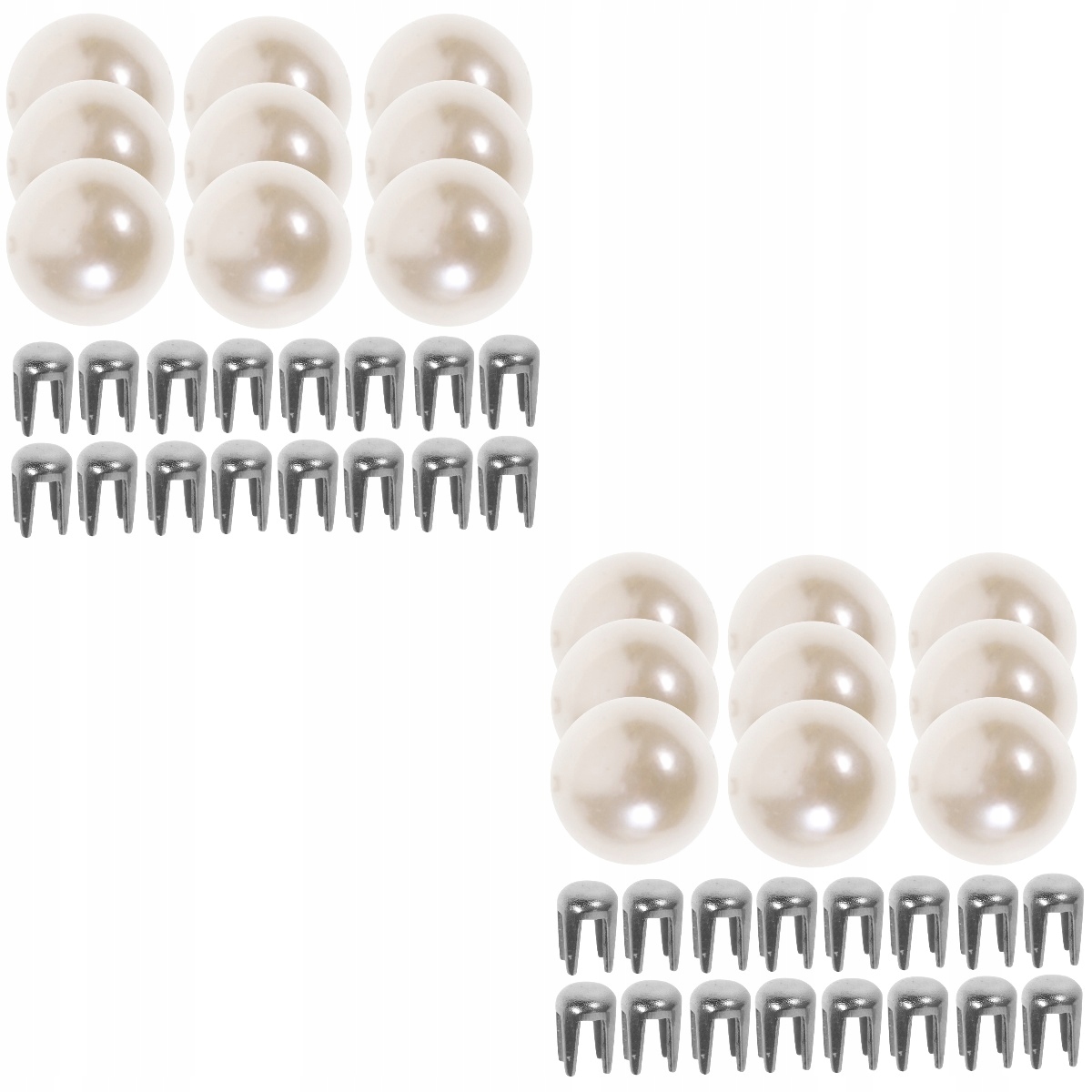 Pearl Claw Nails Perły Szpilki Guziki 300 zestawów