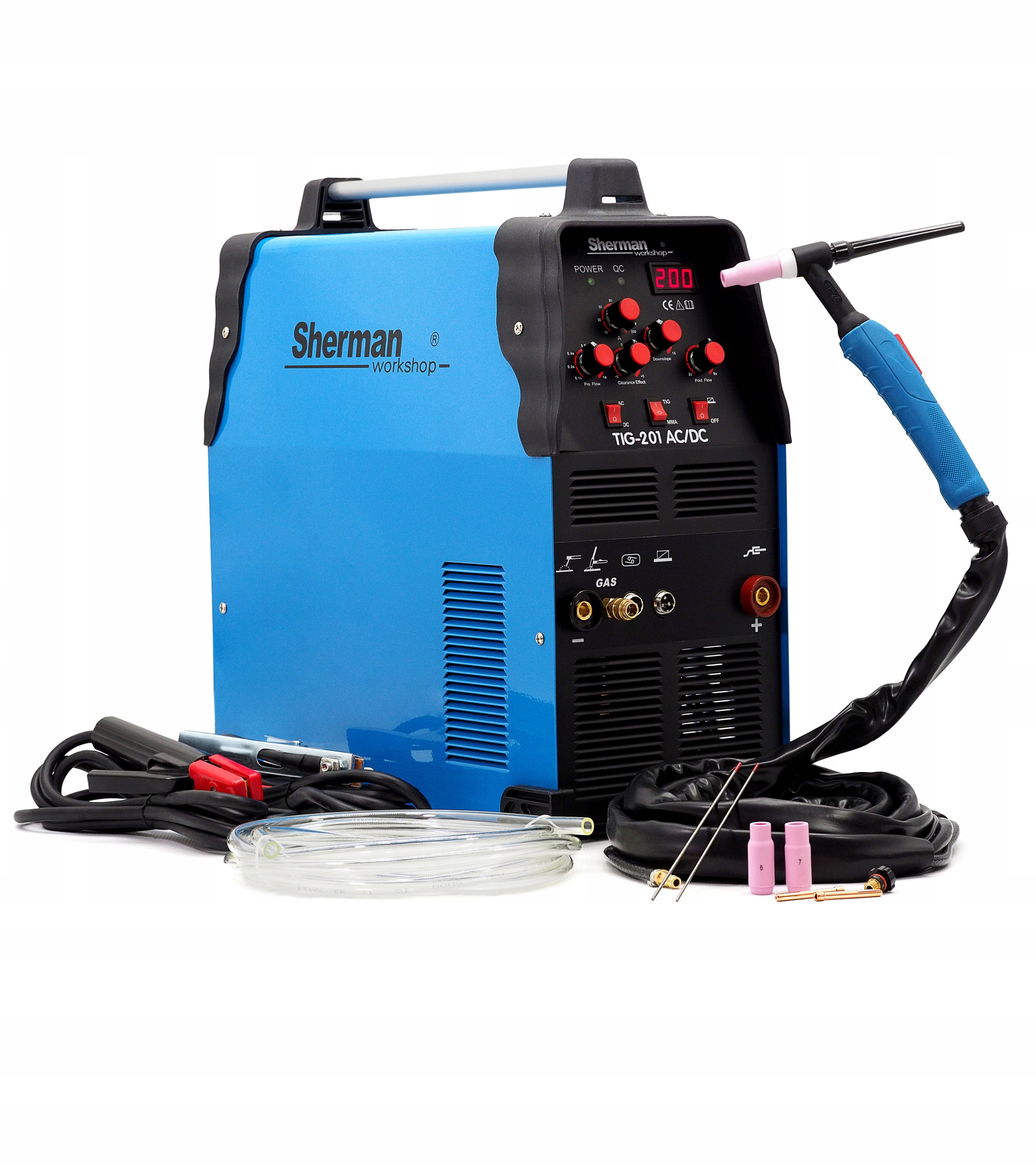 Spawarka inwertorowa Sherman Tig 201 Ac/dc 200A