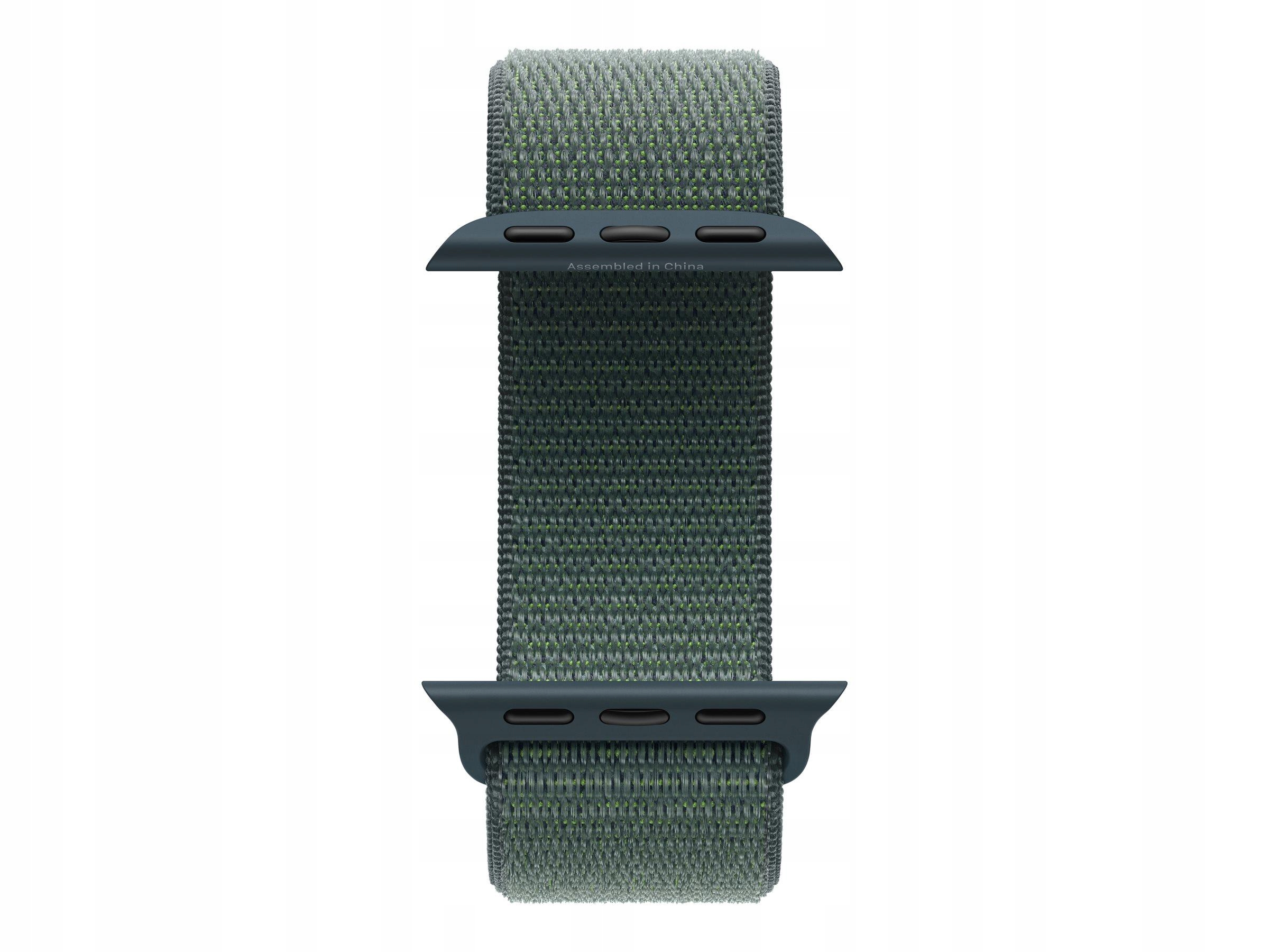 Apple Watch Se Gps 40mm Starlight Aluminium Case with Lake Green Sport Loop