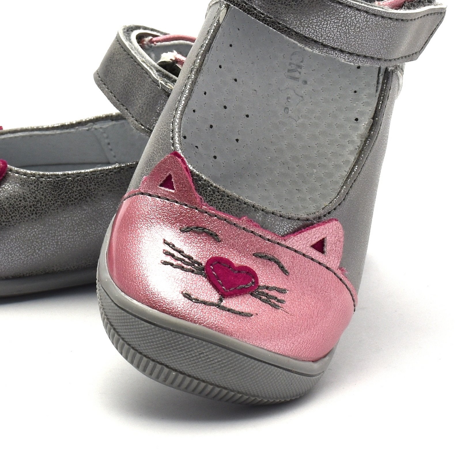 Baleriny dziecięce Kornecki 06784 szaro-różowe 20 Kod producenta 06784