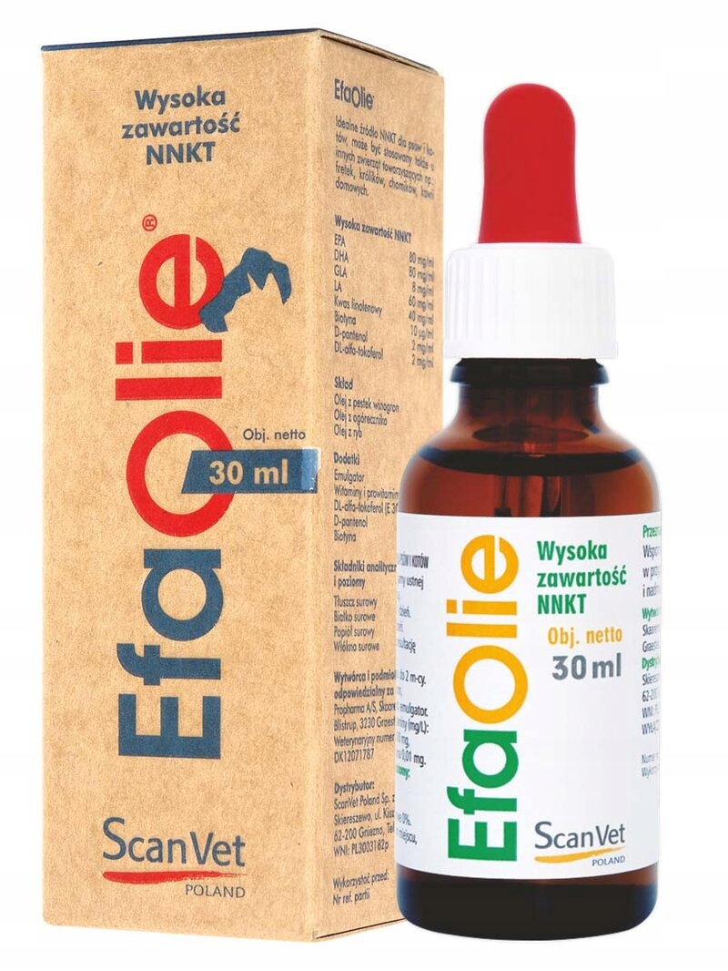 

ScanVet Efa Olie 30 ML Pies/kot Omega-3 Omega-6