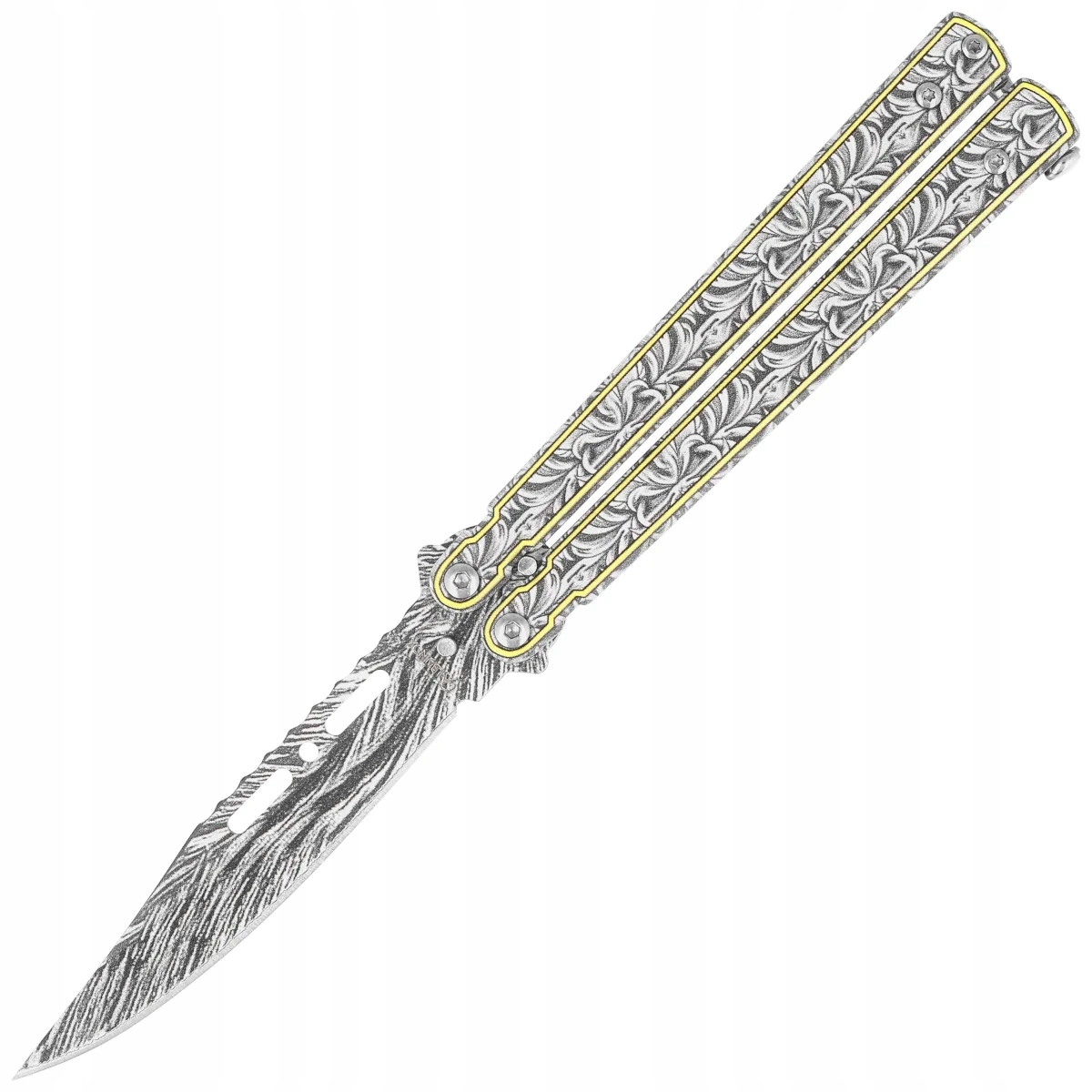 Nóż składany motylek Martinez Albainox Classic Damask Stainless 3Cr13MoV