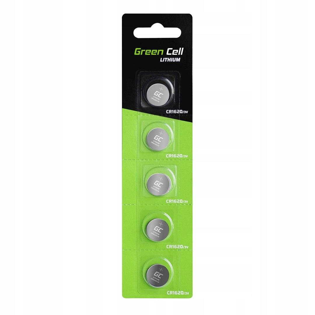 Green Cell Baterie XCR03 5X CR1620 3V