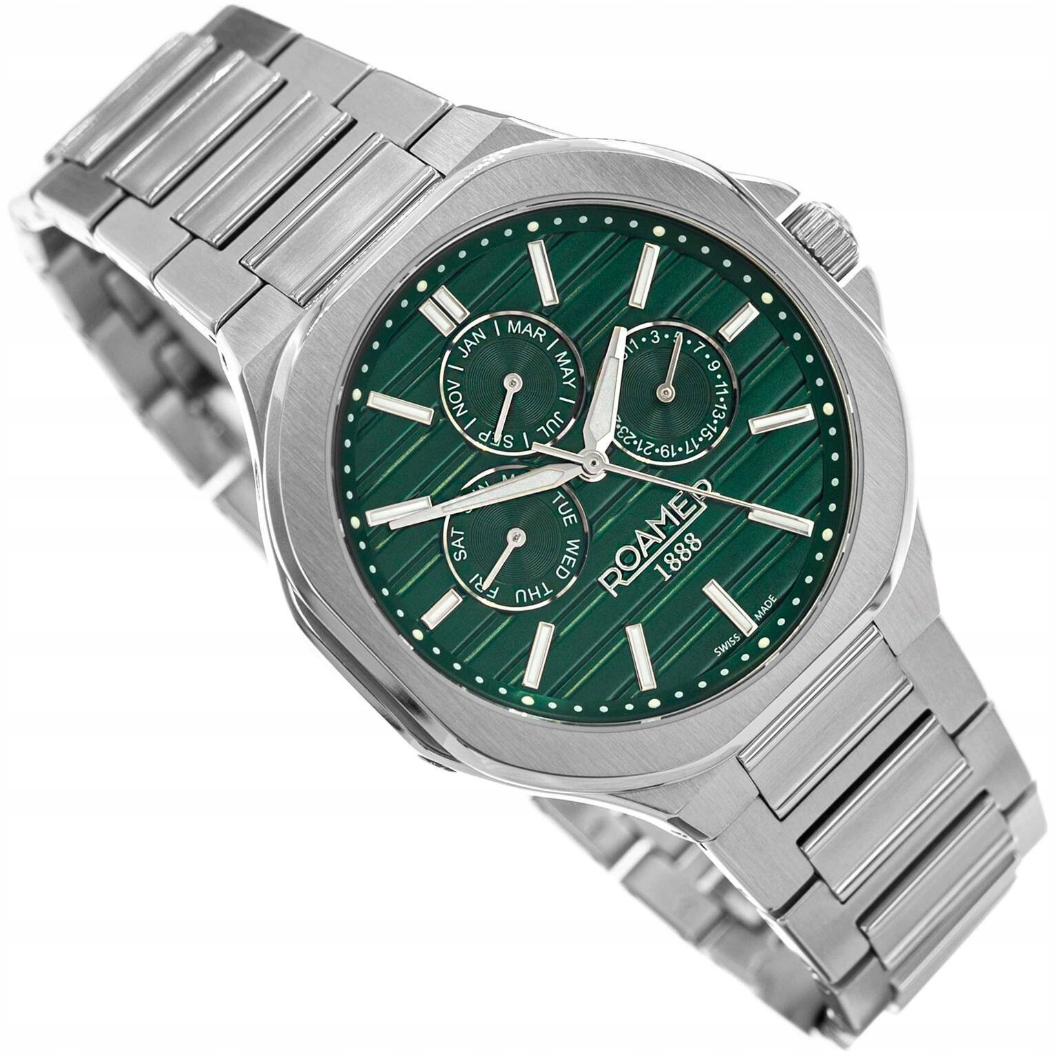 Pánské Hodinky Roamer Spirit Of Time 995989 41 75 20 Stříbrné Na Náramku
