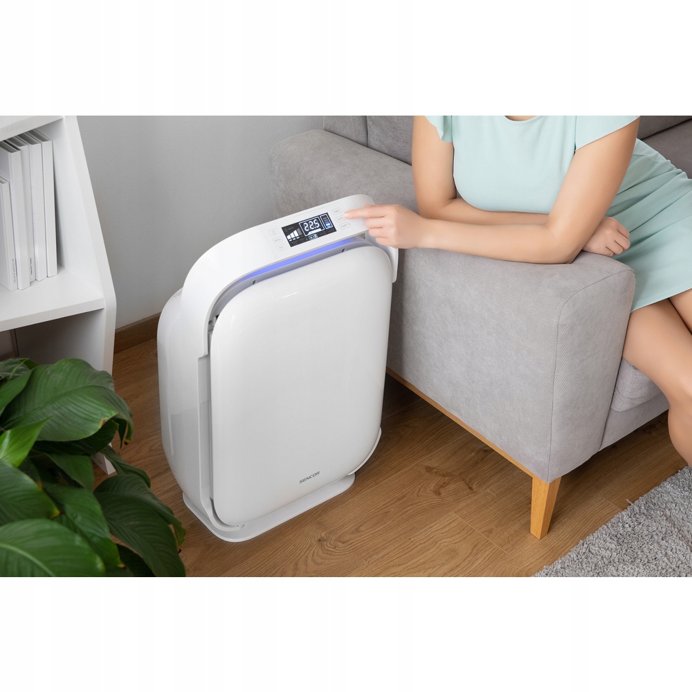 Oczyszczacz Powietrza Sencor Jonizacja UVC do 50m2 Moc 70 W