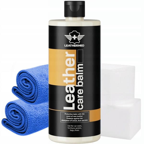 Leathermed Balsam ochrony krem odżywka do skór skórzanej tapierki 500ml