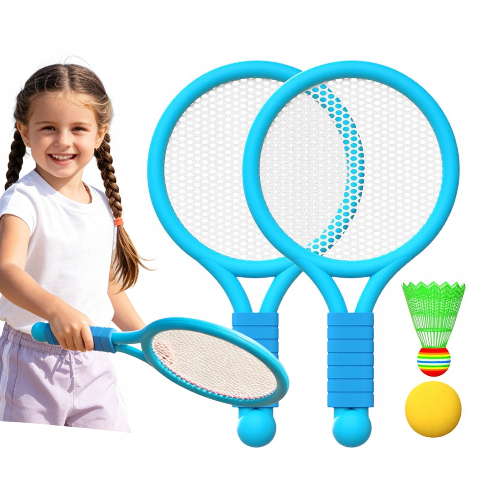 Badminton paletki rakietki rakiety tenisowe babington lotki piłka plażowy