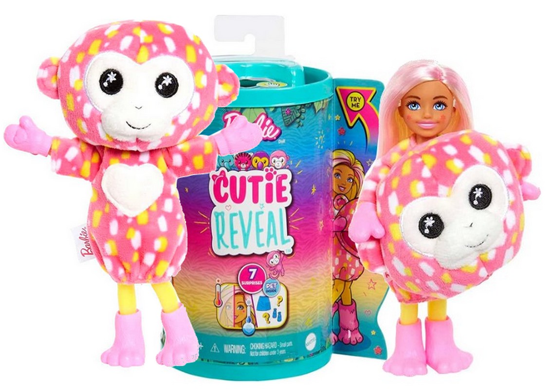 

Barbie Cutie Reveal Chelsea W Przebraniu Małpki