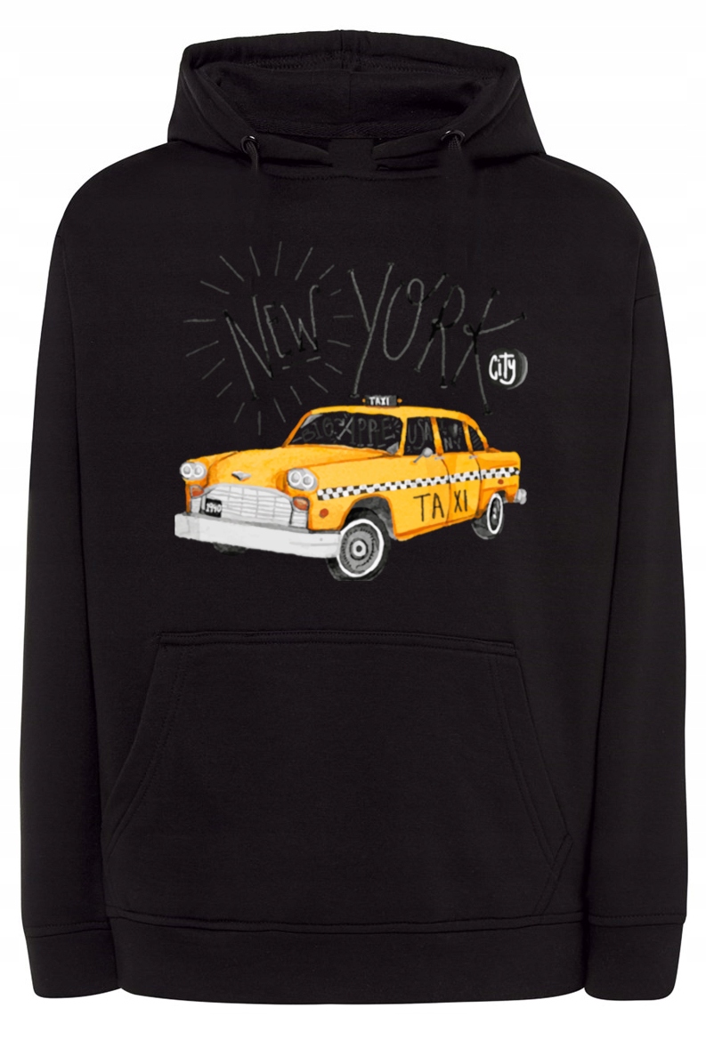 Pánská mikina s potiskem New York Taxi vel. 3XL