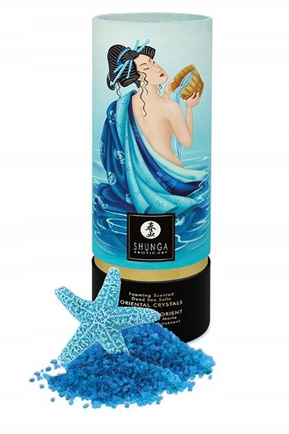 Sůl do koupele relaxační 600 g Shunga Ocean pro páry, vůně moře