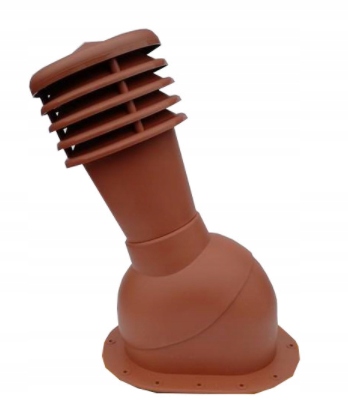 KOMINEK WENTYLACYJNY DO POKRYĆ PŁASKICH cegła 125