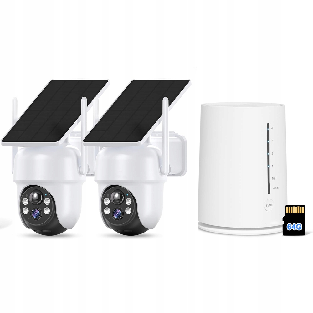 Sada Monitorování 4MP Ip Poe 2 Kamery 4MPx Náhled Aplikace Detekce