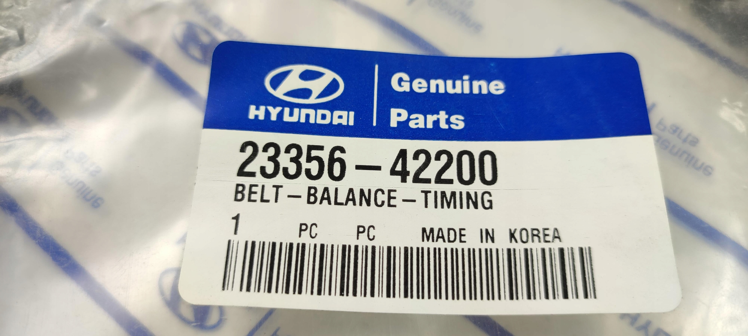 PASEK de la distribution HYUNDAI H100 1993-2000 / 2335642200