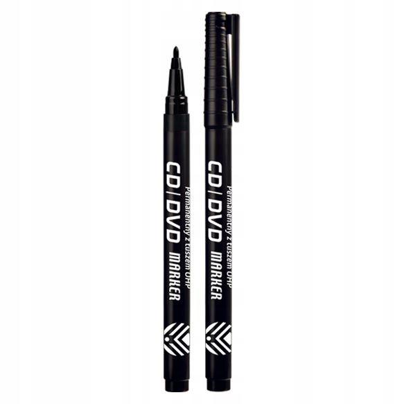 

Marker CD/DVD Tetis Z Tuszem Ohp, Czarny