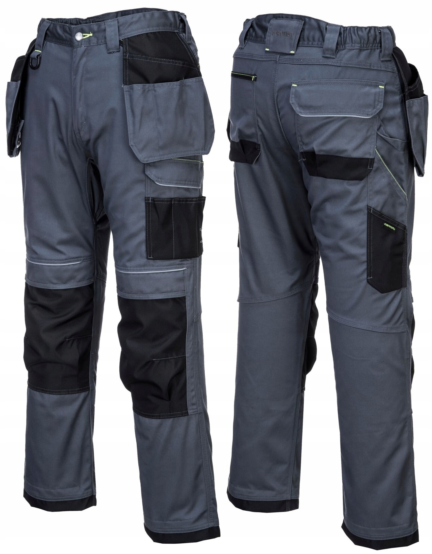 Spodnie robocze monterskie wytrzymałe Portwest długość 105/pas 86,5-88