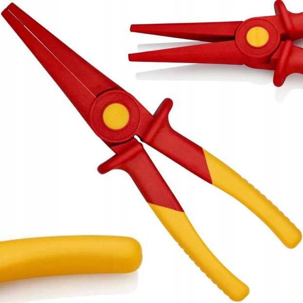 Szczypce wydłużone izolowane z tworzywa izolowane 220 mm Knipex 98 62 02