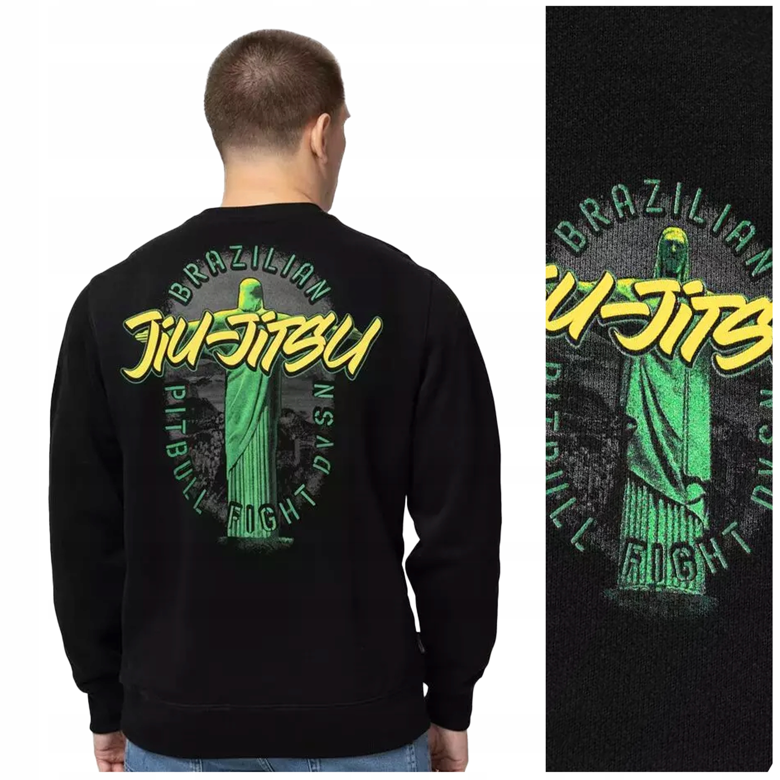 Mikina Pit Bull „bjj Fight Dvsn“ – vel. XXL černá