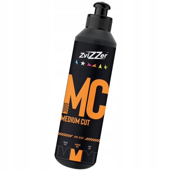 Zvizzer MC3000 Medium Cut One Step Średnio Tnąca Pasta Polerska Do Lakieru