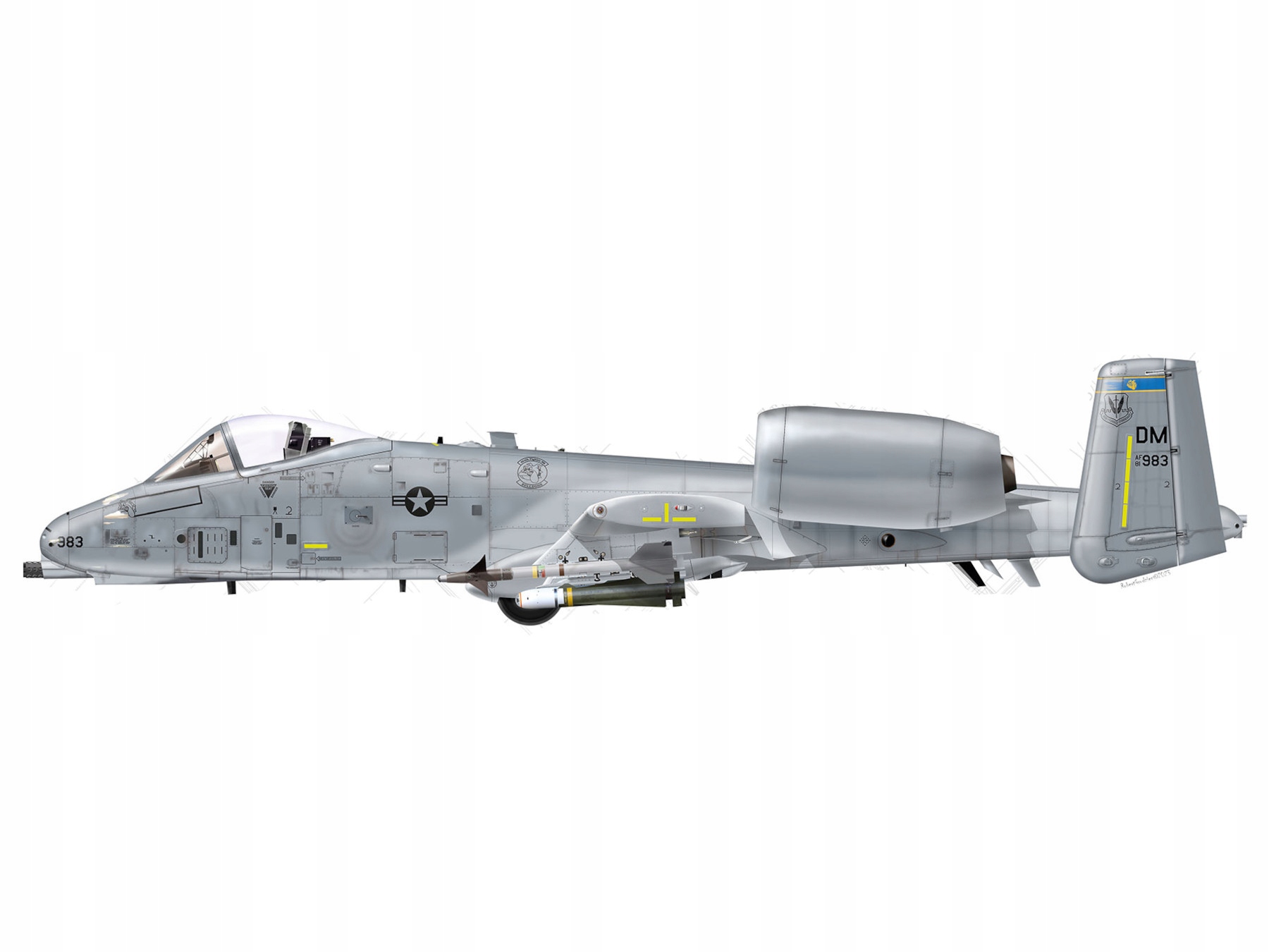 A-10C Thunderbolt II Operation Inherent Resolve 48030 Hobby 2000
