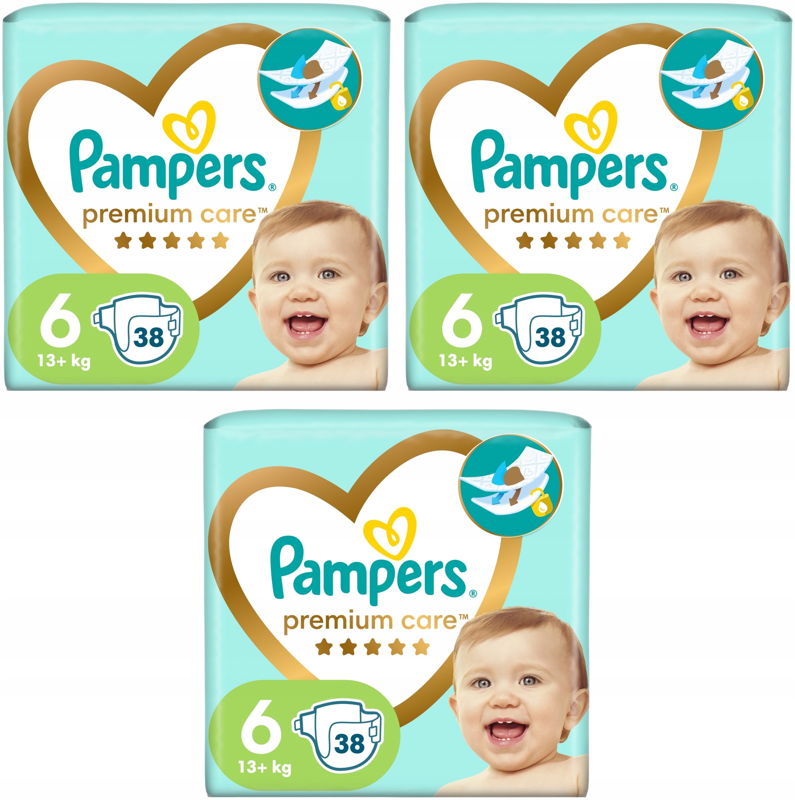 Pampers plienky Premium Care veľ. 6 114 ks