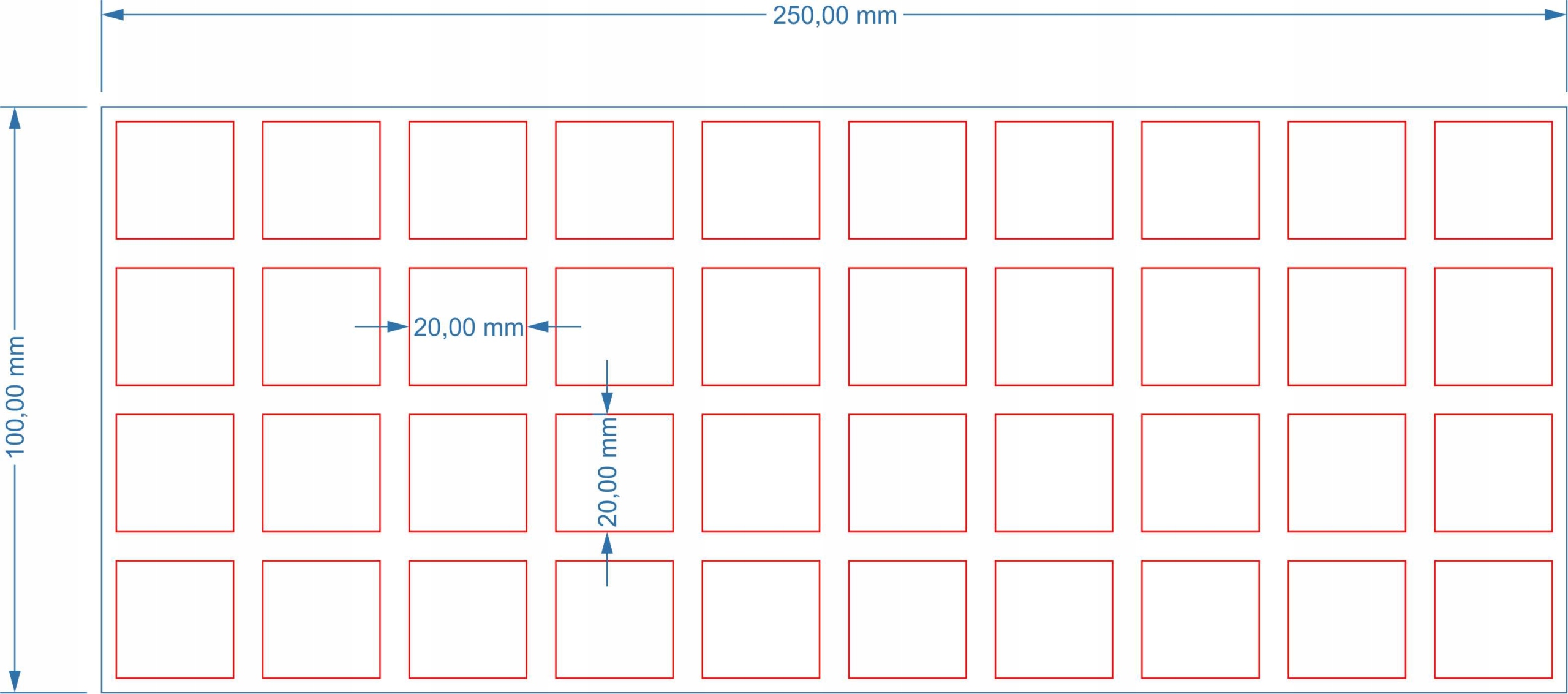 Adapter Tray 20 do 25 mm 10x4 HDF/MDF / OldWorld 1 szt.
