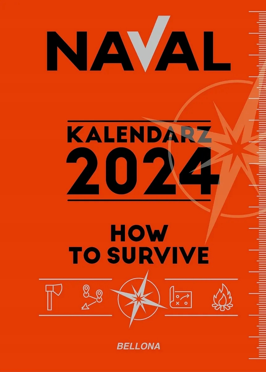 How to survive. Kalendarz 2024 Naval 14427566015 Sklepy, Opinie