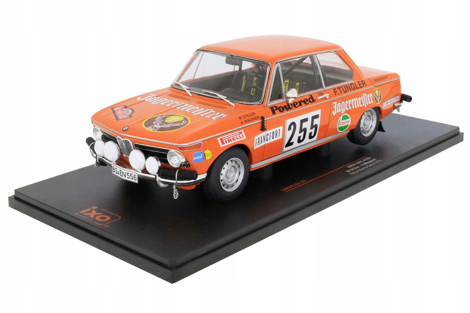 Bmw #255 W.Stiller Monte Carlo 1973 2002 1/18 ixo