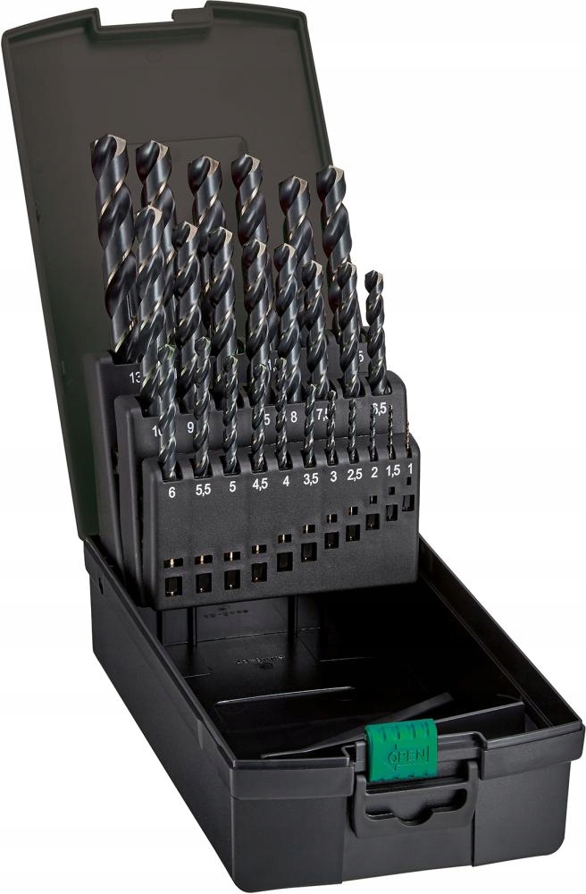 

Zestaw wiertła BronceOxid 25szt 1-13mm Fortis