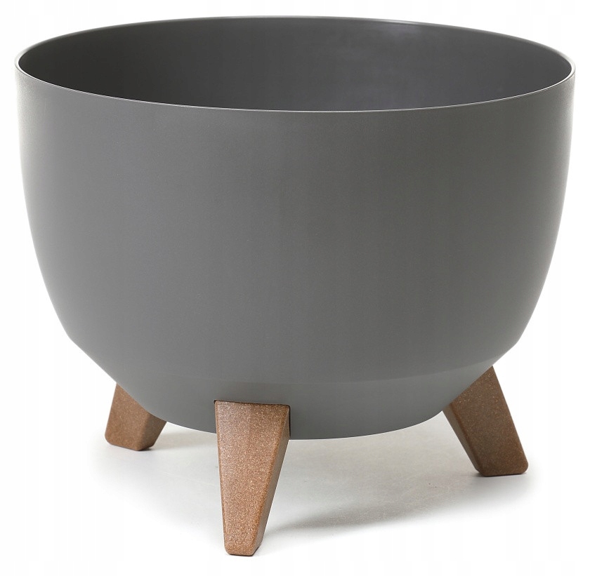 

Doniczka Donica Na Nóżkach misa Roma 29cm szara